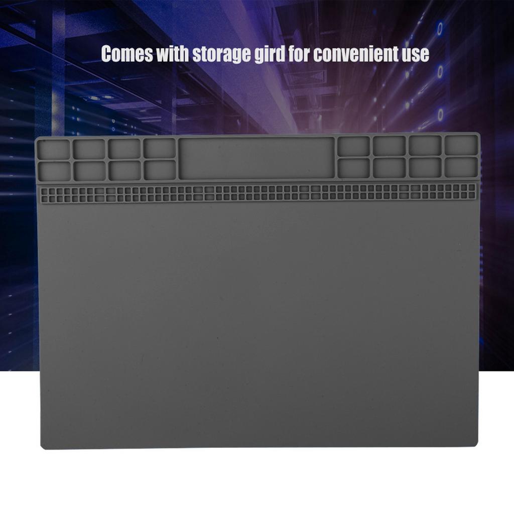 Heat Resistant Phone Computer Maintenance   Heat Insulation Pad Mat Gray