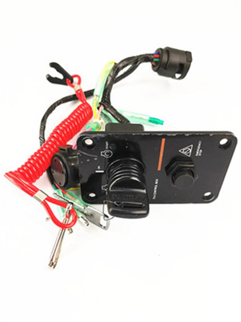 Boat Outboard Single Engine Key Switch Panel 12V 0.1W For Yamaha 704-82570-08-00