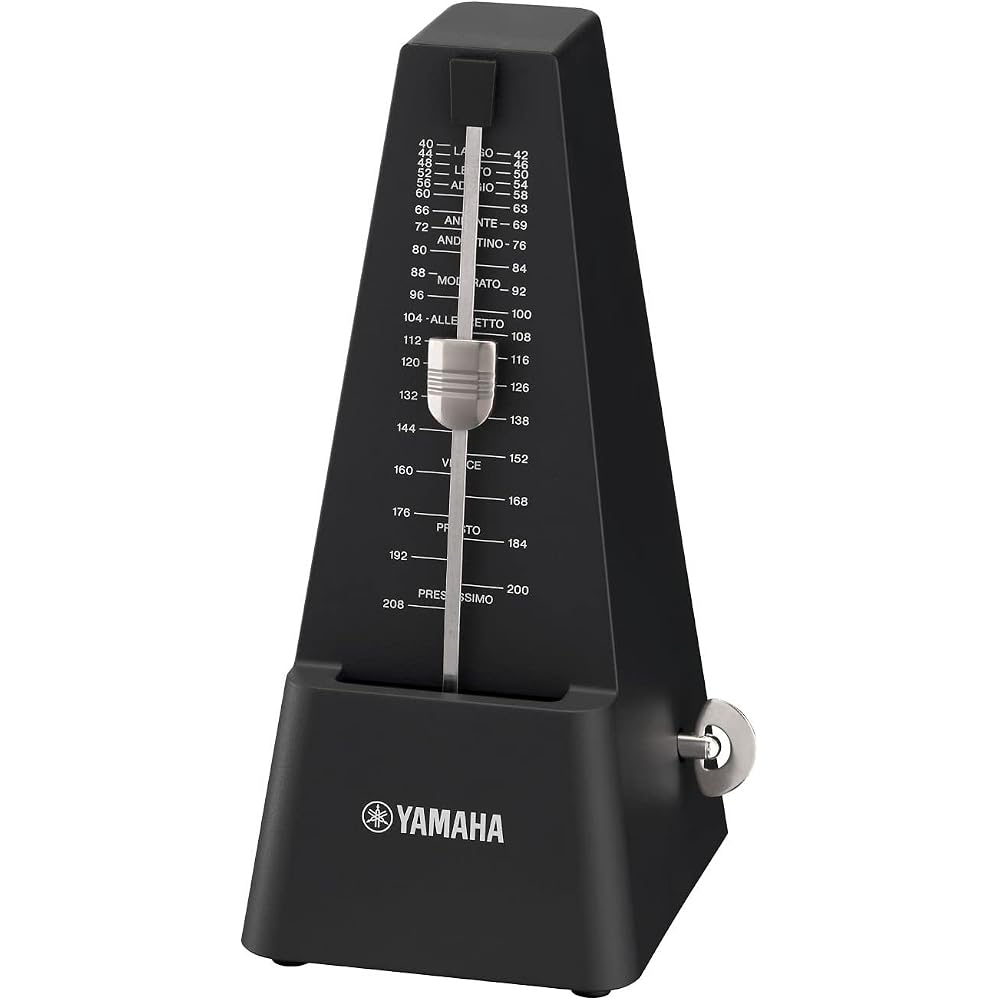 YAMAHA (YAMAHA) Metronome Black MP-90BK Classic Triangular Pyramid Style Matte Finish Makes Finge...