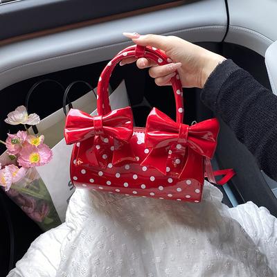 Handbag, Small Tote Bag, Bow-shaped Bag, Pillow Bag, Fashionable Crossbody Bag