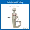 Sailor Safety Hook Kit: Self-Locking Adjustable Buckle & Hanger for Picture Hanging