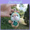 Adorable Plush Akita Dog Keychain Cartoon Shiba Inu Doll Soft Toy For Bags And Gifts