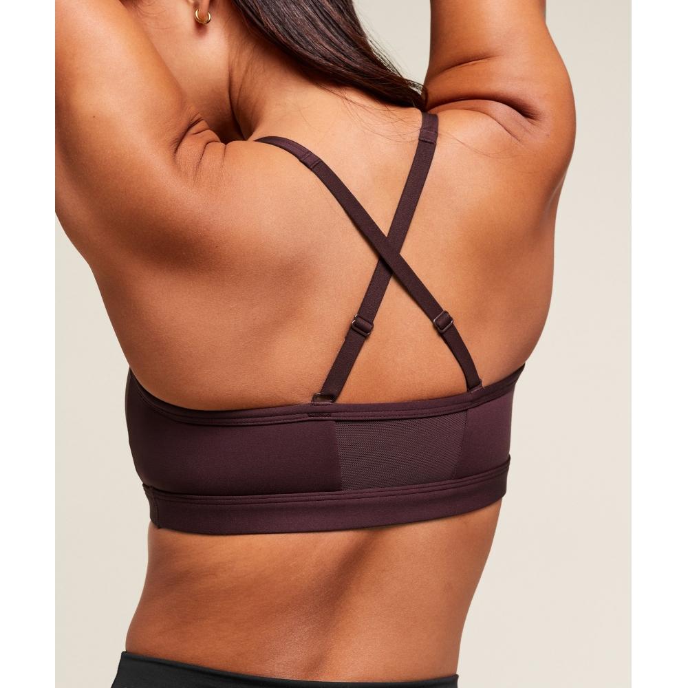 Gymshark Ruched Sports Bra Cherry Purple B2a7a Pcds