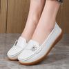 Scarpe Basse da Donna Mocassini Scarpe da Guida in Pelle Mocassini Floreale Casual Slip-on Estive Scarpe da Infermiera per Madre Taglie Grandi