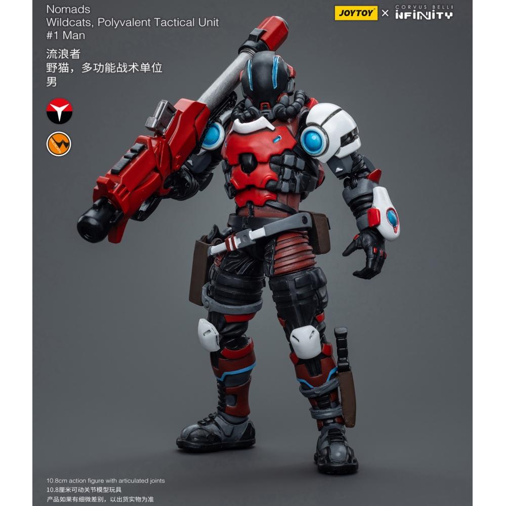 Infinity 1 18 Joytoy X Infinity Nomads Wildcats  Polytechnic Tactical Unit  1 Man