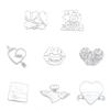 Metal Die Cuts Happy Valentine's Day Cutting Dies Cut Stencils for DIY Scrapbooking Paper Album Photo Decorations
