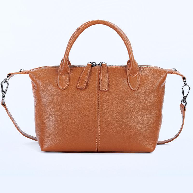 Genuine Leather Women's Shoulder Bag - 2025 European & American Style