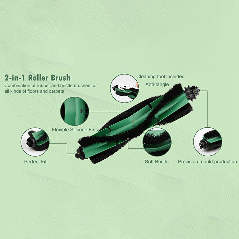 For iRobot Essential/Y0140/Y01420/00120/00110/Roomba 105 Combo Main Brush Sweeping Robot Roller Brush Replacement Part