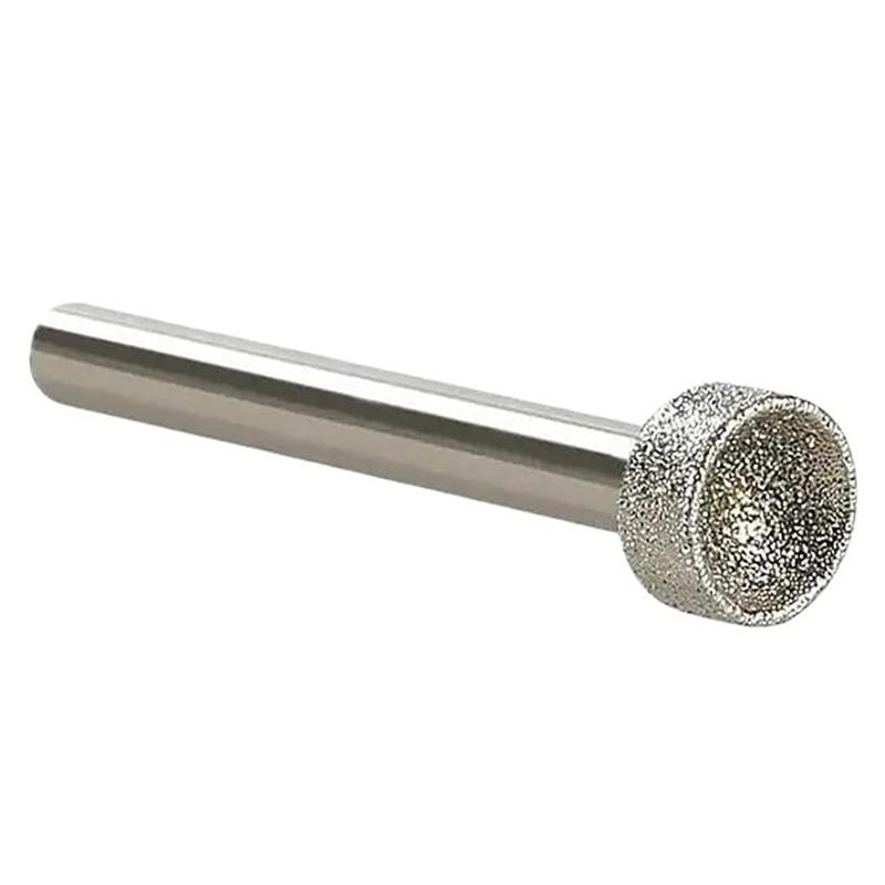 AS60-Diamond Mounted Point 1Pcs 10-25Mm Spherical Concave Head For Jade Amber Stone Beeswax Grinder Tool