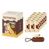 Dog Poop Bag with Milk Scent Clip and Dispenser for Pet Walking, Outings and Travel Easy To Clean