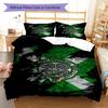 Celtic Football Club Bedding Quilt Set Quilt Cover Pillowcase Home Decoration Birthday Gift (1 * Duvet Cover + 2 * Pillowcase, Without Core)