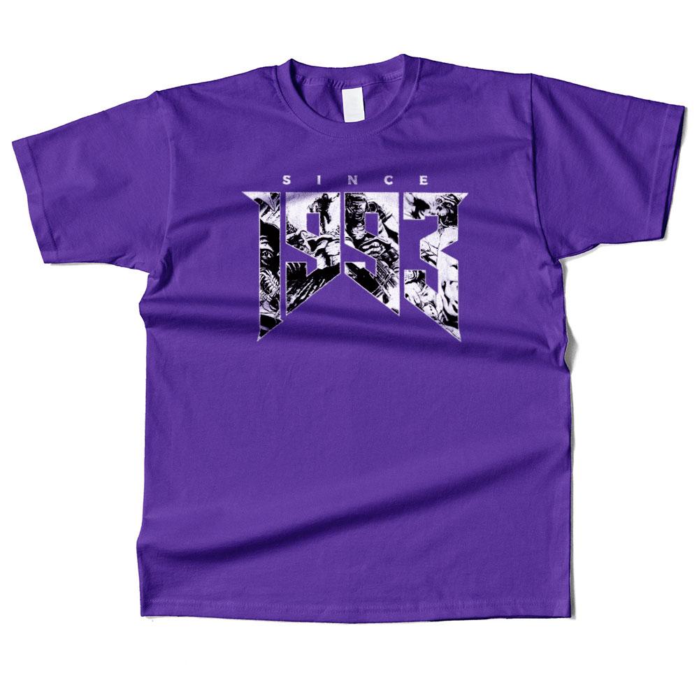 Mens Cotton Doomed Since 1993 Graphic High Quality T Shirt Street Casual Style Tee for Men and Women