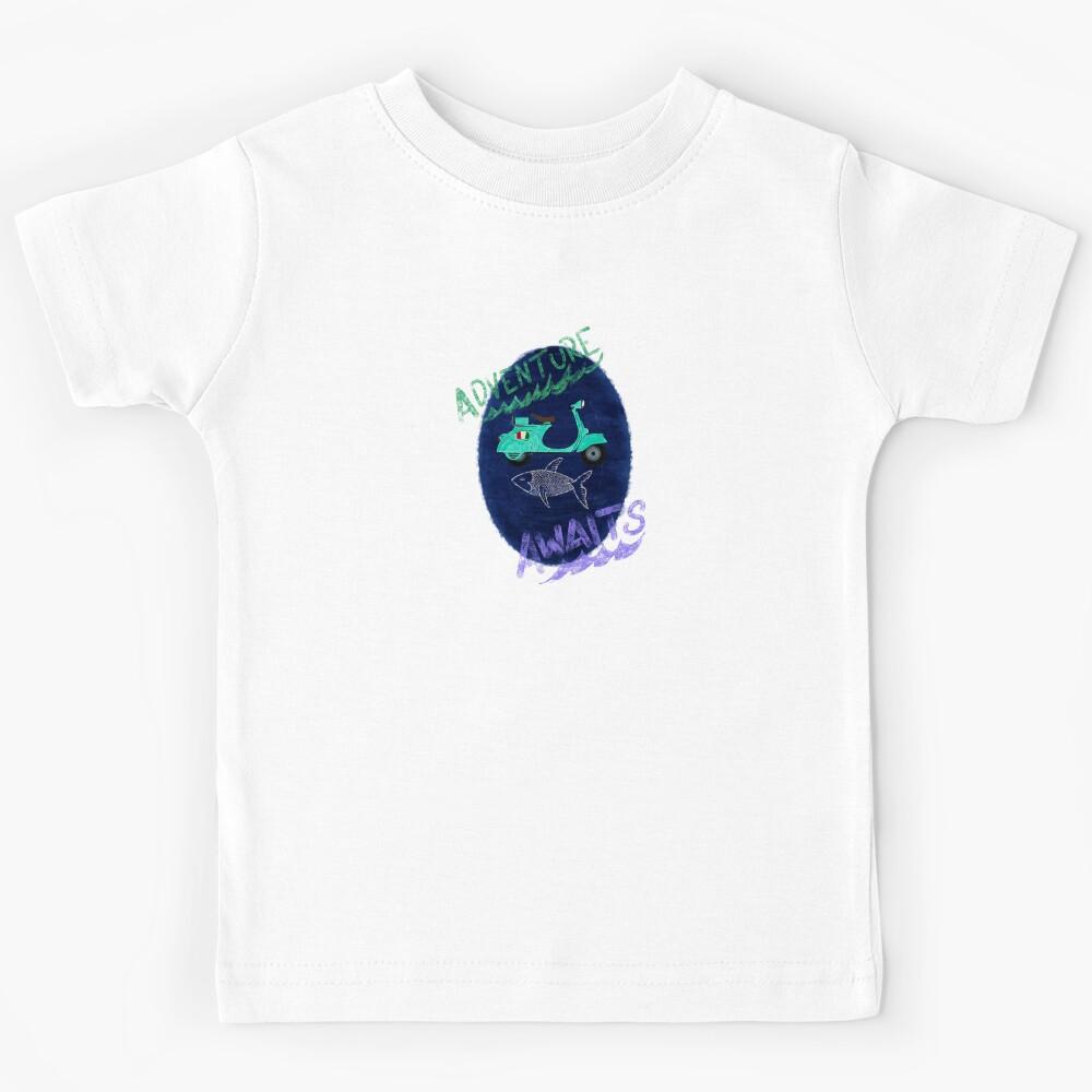 Adventure Awaits-Luca Fan art Kids T-Shirt 110