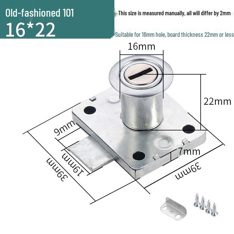 Zinc Alloy Cabinet & Drawer Cam Lock for Double Doors