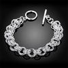 Fashion Jewelry  Sterling  Bracelet Unique Design Bracelet for Women Men Party Wedding Jewelry Gifts