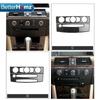 Carbon Fiber Interior Sticker Set for BMW E60 5 Series 2004-2010 Center Console AC Vent Trim