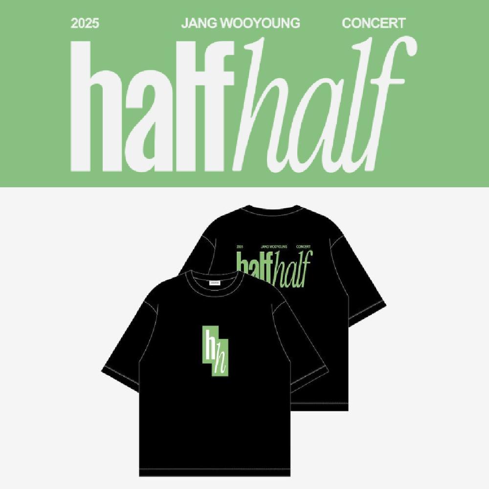 

Предзаказ 2025 JANG WOOYOUNG Концертная футболка half half