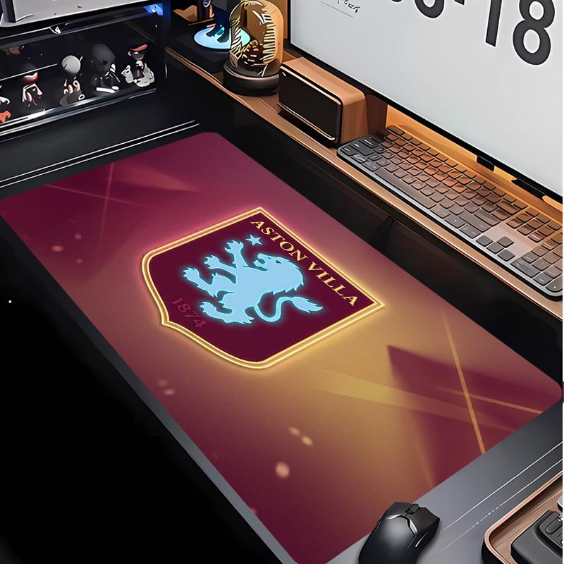Tappetino per Mouse Stampa Calcio Aston Villa Non?Tappetino Antiscivolo in Gomma per Scrivania Impermeabile Mousepad da Gioco per Laptop Ufficio Desktop