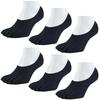 Asuka Made with Asahi Kasei ROICA Deodorizing with Heel for Men and Sizes 6 Pairs Five-Toe Socks, Mid-Depth, Agent, Non-Slip Covers, Women, 23-25cm,