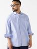 Beams Plus Men's Large/Small Shirt, Regular Collar, 120/3, Broadcloth, SAX XL, 38110235139