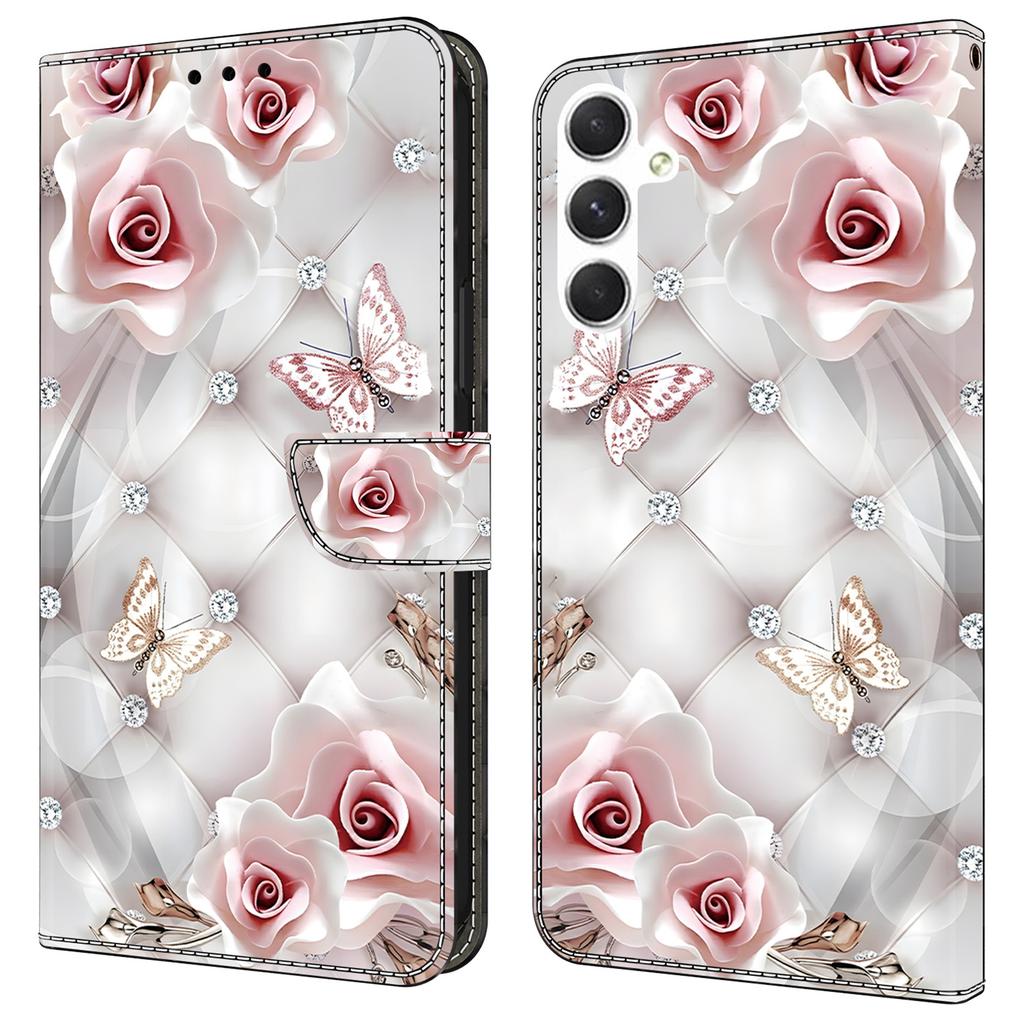 For Samsung Galaxy A16 5G/4G Leather Case Pattern Printing Wallet Stand Anti Drop Phone Cover