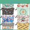 New European And American Sloth Print Cosmetic Bag For Women Multi-functional Travel Storage Bag Retro Style