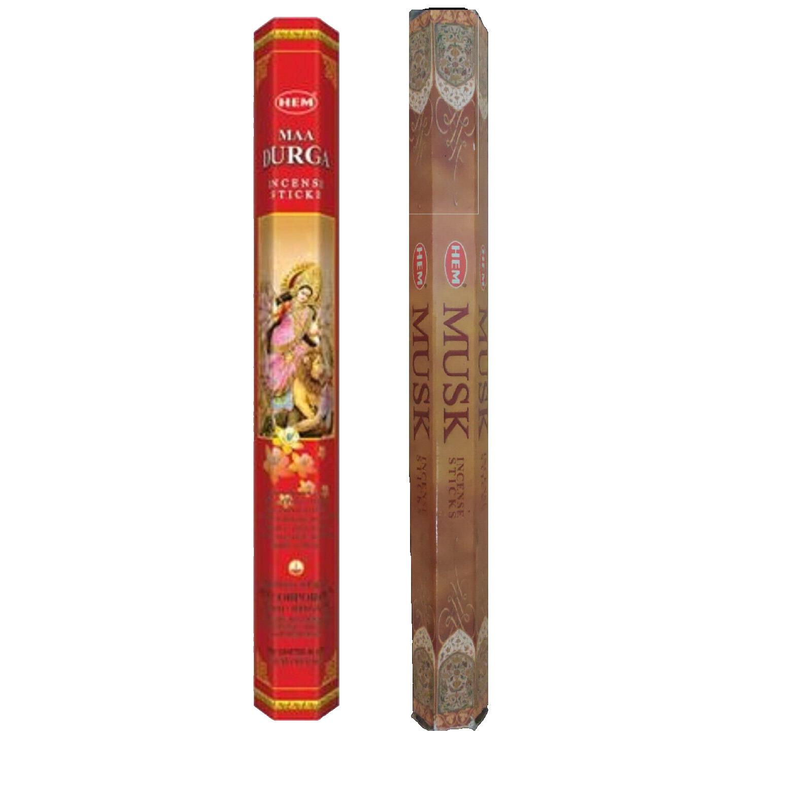@ Hem Combo Of Durga Maa And Musk Incense Sticks Zr1027-60%Off