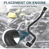Durite de radiateur pour BMW X5 Haute étanchéité N°11537500752 | Durite d'eau de réservoir moteur Noir 1 pièce