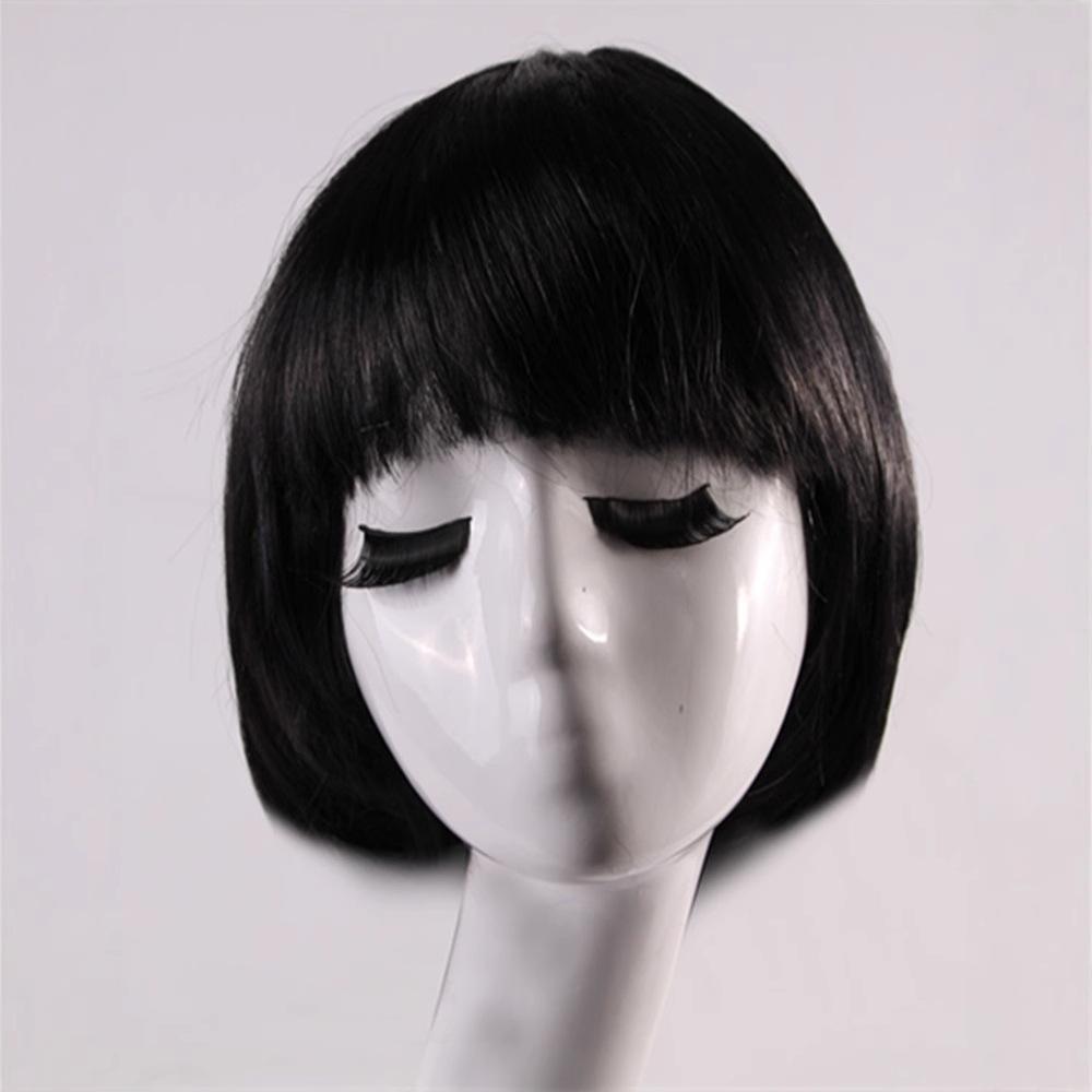 Parrucca Corta Sintetica BOB Completa Multicolore Cosplay Festa di Halloween Capelli Corti Parrucche Monocolore