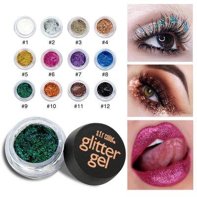 Multifuncţională Stralucesc Sclipici Fard Pulbere Paleta Cosmetic