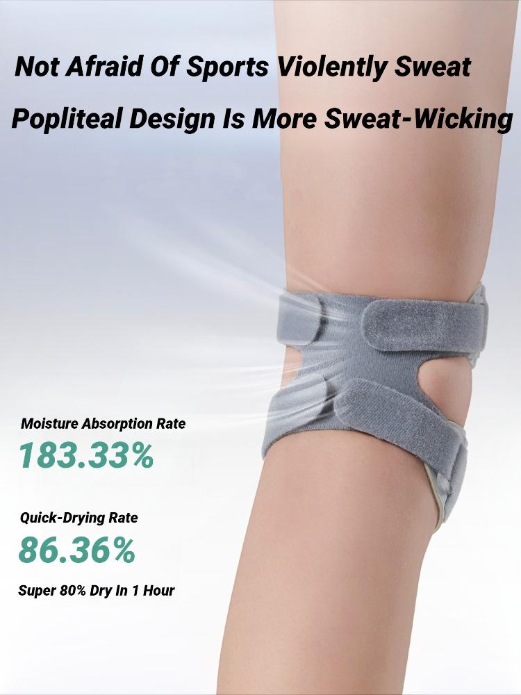 Durable And Safe Patella Knee Strap With Ergonomic Silicone Pad For Patellar Tendon Support Adjustable Compression Stabilizer Braces Pain Band