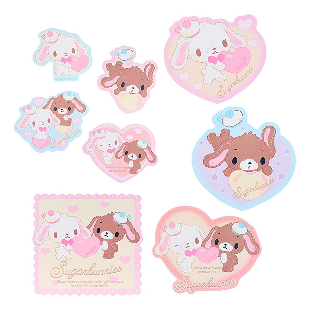 Sanrio Aufkleber Set (Charaktere der Heisei-Ära, Flauschiges Herz) Zuckerhasen 356964
