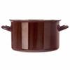 BROWN enamel pot 26 cm, 6.5 l