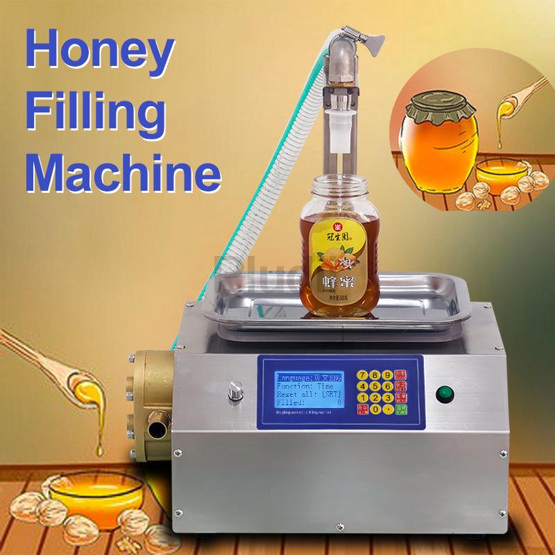 Automatic Dispensing Filling Machine Flow Weighing Type Honey Sesame Sauce Edible Oil Glue Viscous 2-8KG Liquid Filling Machine
