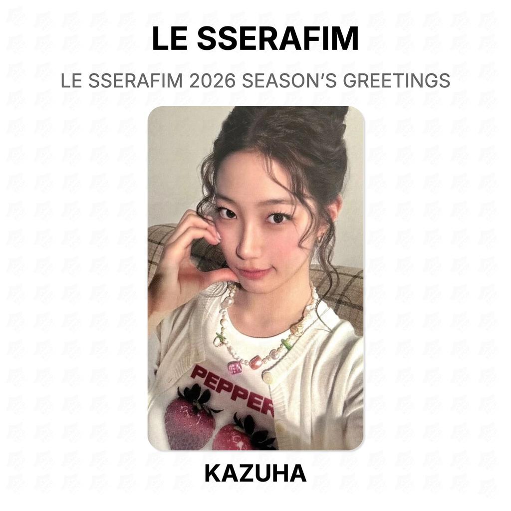 LE SSERAFIM 2026 SEASON’S GREETINGS Official Photocard