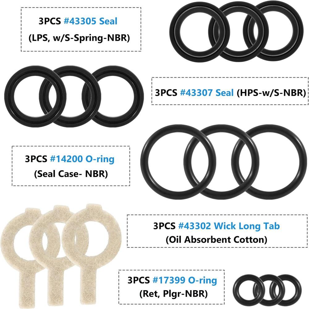 30623 Seal Kit Replacement For Cat Pump Model 30 31 34 35 310 340 350 310B 310S