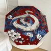 1PC Snake Flowers Umbrella-8-Rib Reinforced Portable Folding Travel Suitable for All Seasons Outdoor Daily Use Is an Ideal Choice  -K0416