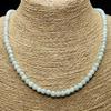 [Sekimachi] Jadeite Necklace, Genuine Jadeite, Approx. 5.5mm, Natural Stone, Approx. 52cm, Trivet, Charm
