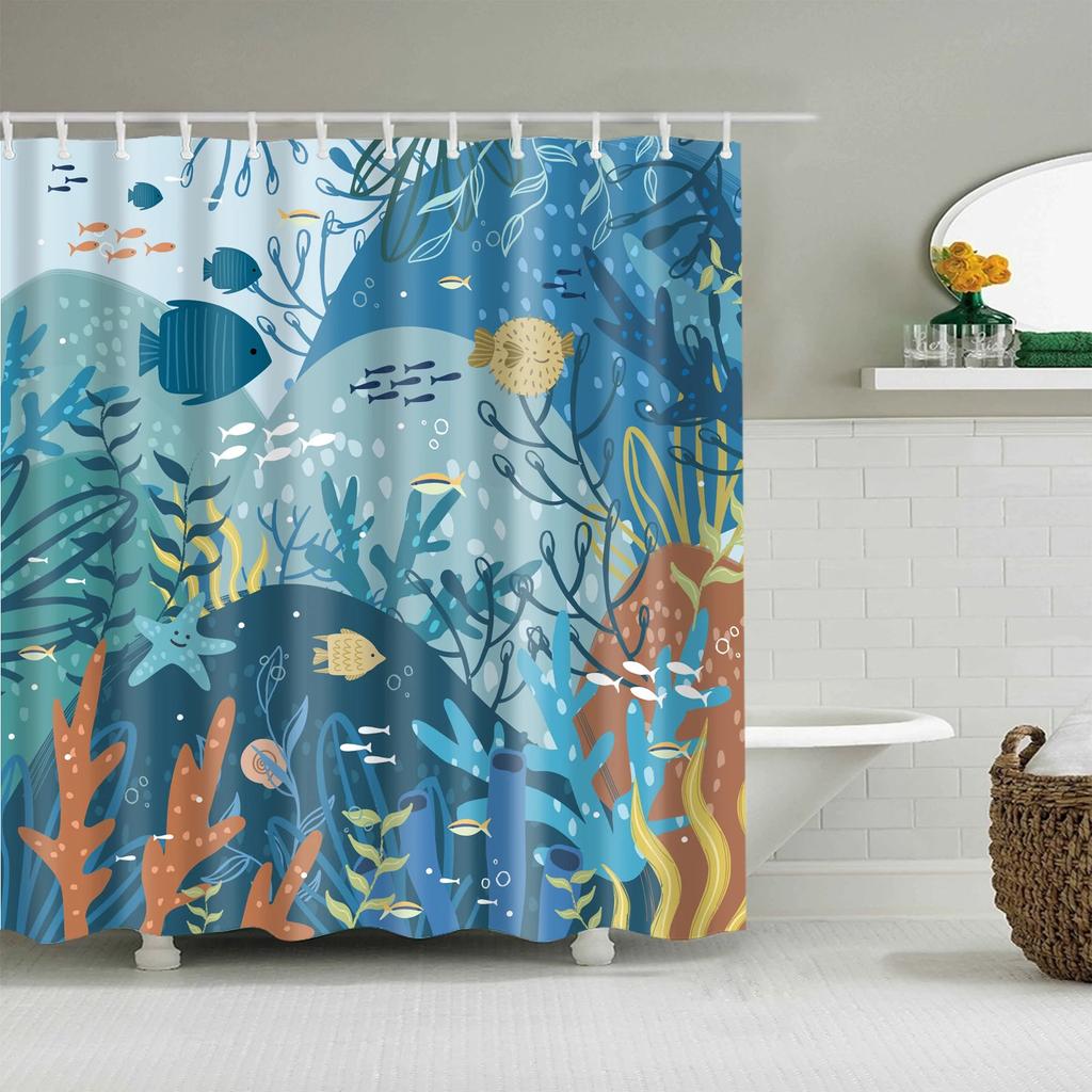 Wild Animals Bath Curtains Lion Leopard Cat Bathroom Decorative Shower Curtains Bathtub Decoration Bath Curtains
