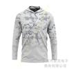 Mens Quick-Dry Long Sleeve Fishing Jacket With Hood Camouflage UV Protection Outdoor Sport Wear