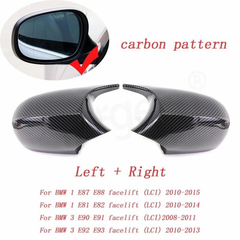 Side Rearview Mirror Cap Wing Mirror Cover Fit For BMW E90 E91 2005-2011 E92 E93 2006-2013 E81 E82 E88 E87 E88 Car Accessories