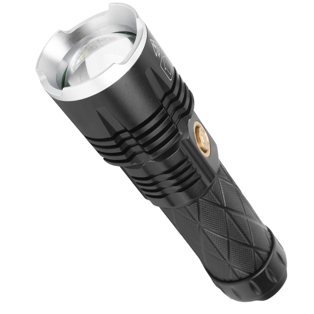 XHP90 TypeC Rechargeable Flashlight Dimmable MultiFunctional Hand Lamp Torch Light