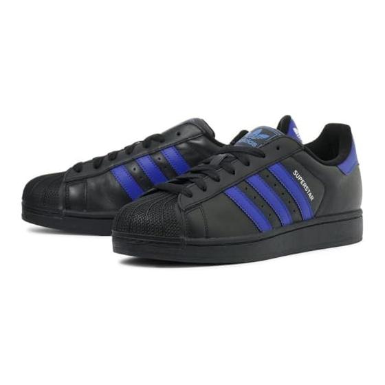 [Adidas] Superstar II SUPERSTAR II Core Black/Blue/Footwear White JR1632