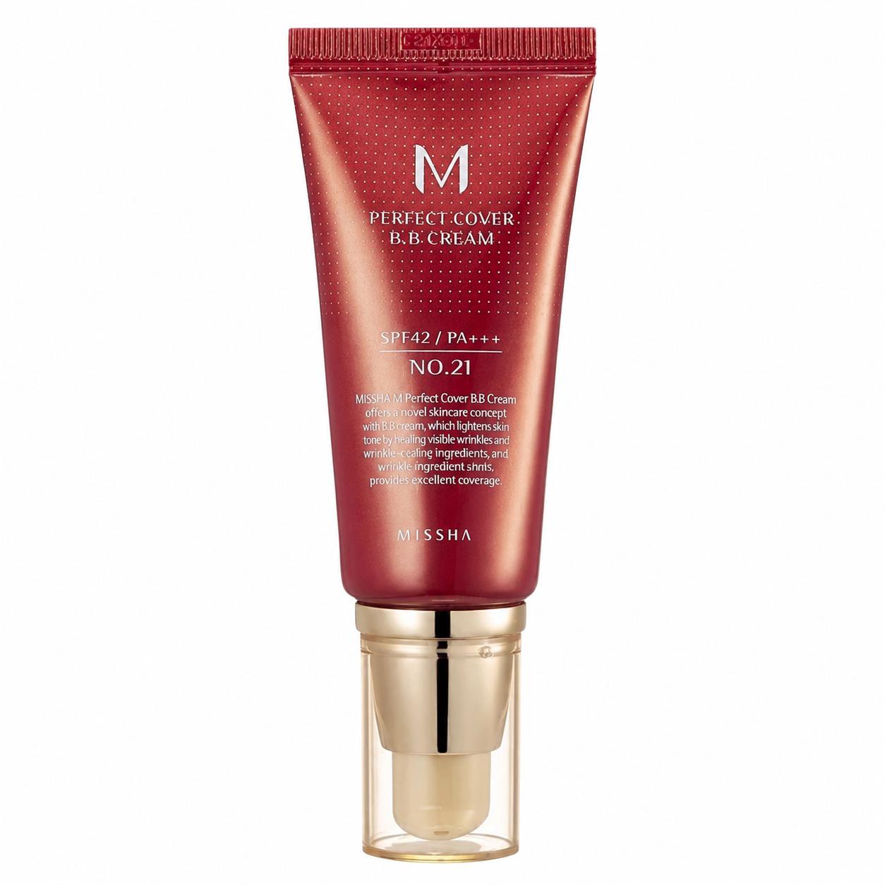 MISSHA M Perfect Cover BB крем SPF 42 PA+++ 50мл 21 Light Beige