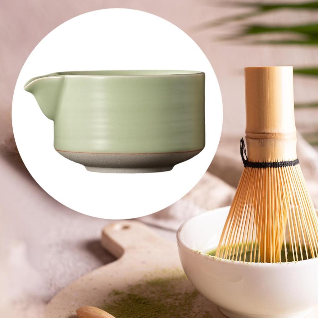 Matcha Bowl Mixing Bowl Gift Handmade Tea Ceremony Matcha Accessories Traditional Porcelain Tea Bowl for Beginner Tea Lovers