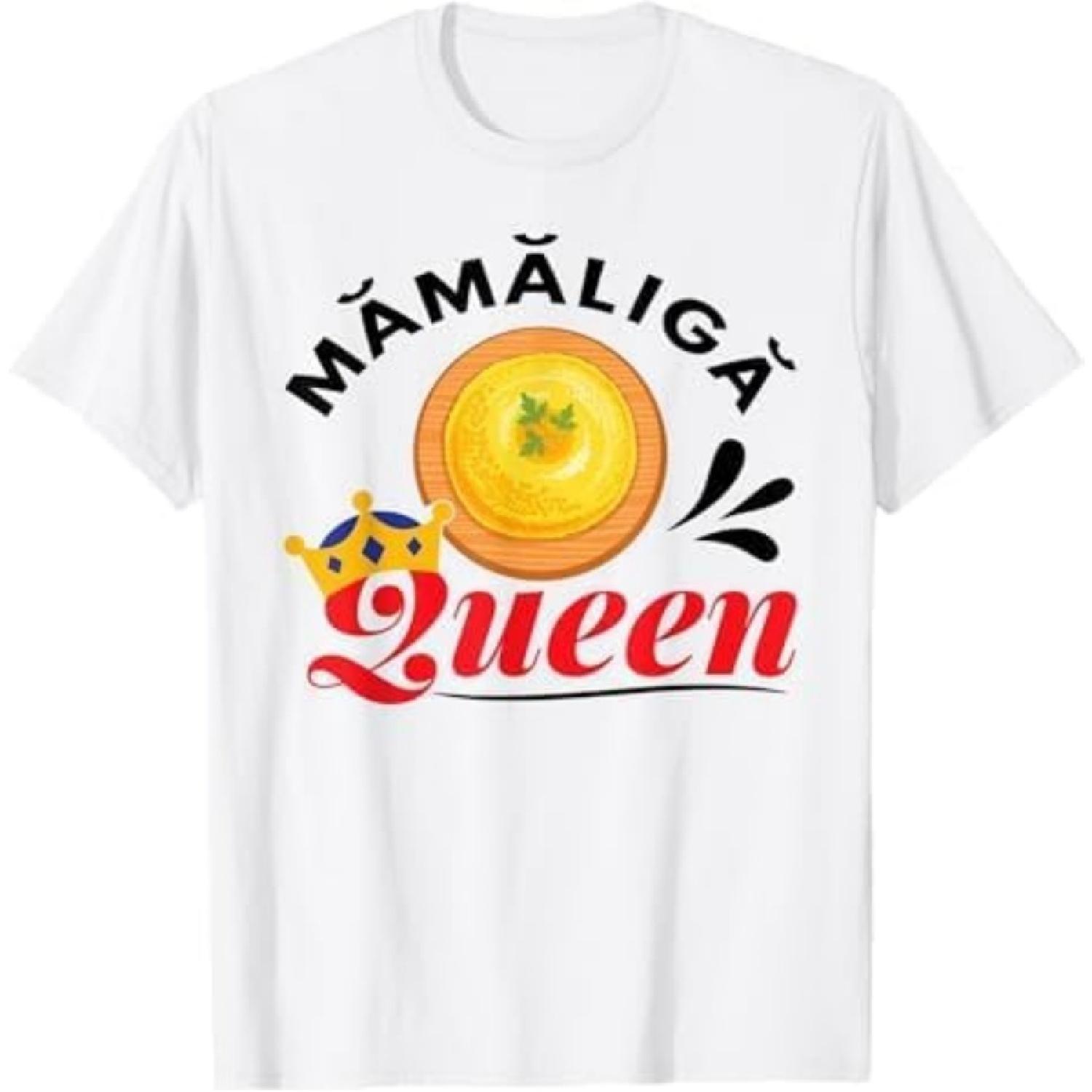Mamaliga Queen _ Romanian Food T-Shirt VCD1 Mens Womens Tank Top Sweatshirt Hoodie White S