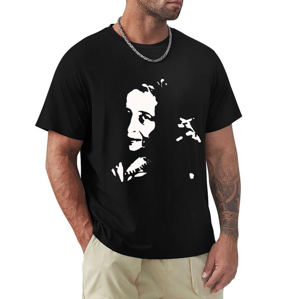 Hannah Arendt Tshirt Simple Line Art Print Tee