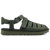 UGG Dune Fisherman Cowhide Green Sandals 1102694-MSG