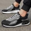 New  Men's Running Shoes Low Cut Lace-Up Soft Bottom Breathable Sport Shoes Korean Style Trendy Casual Sneakers Trainer Men
