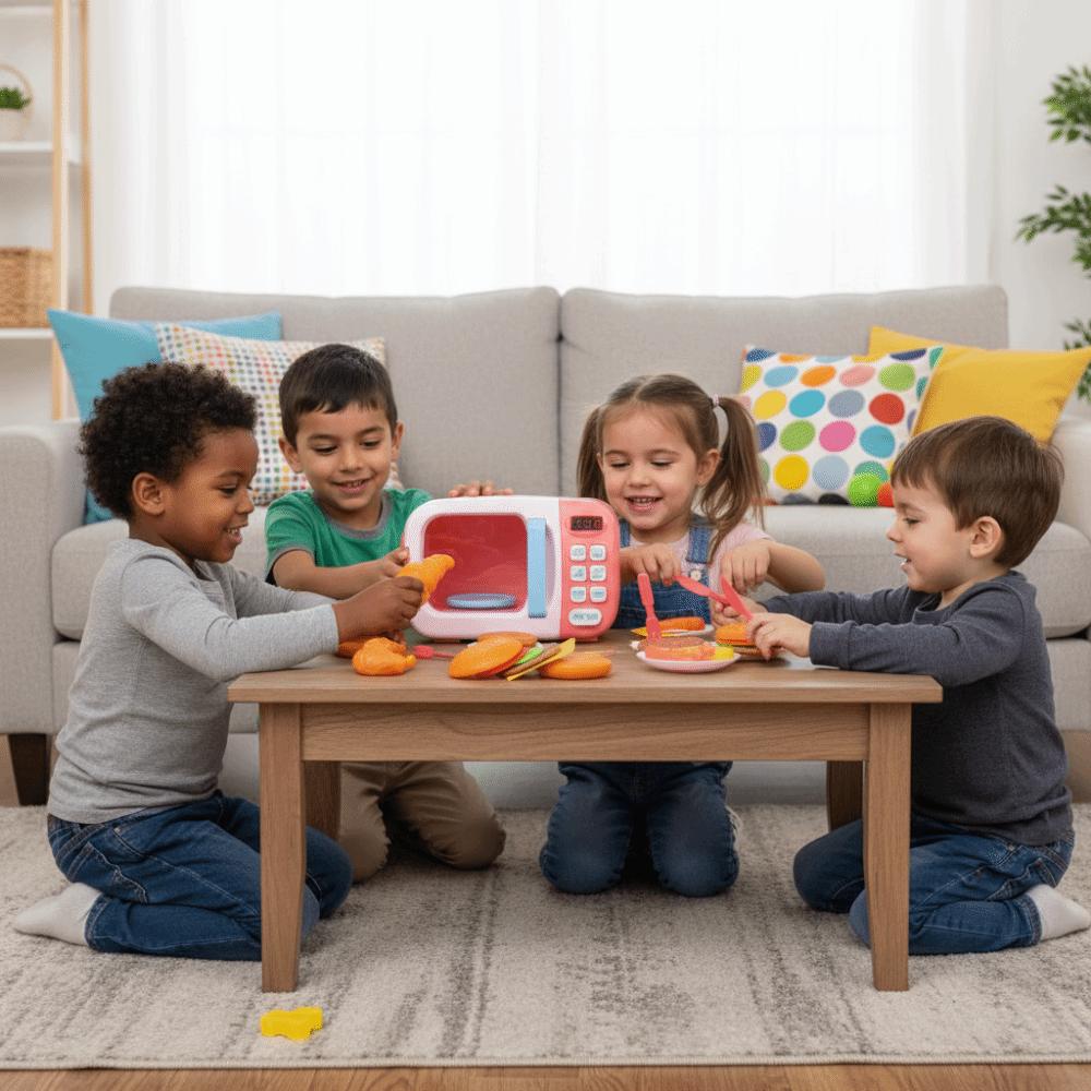 Creative Household Appliances Toys DIY Oven Kitchen Toys Simulation Microwave Toy  Children's Gifts